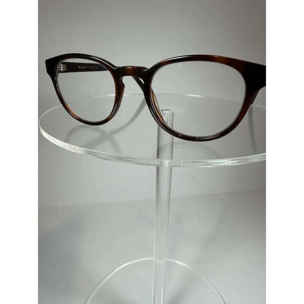 Warby Parker Percey Eyeglasses 48-20-140 Brown Tortoise Round Frames Only